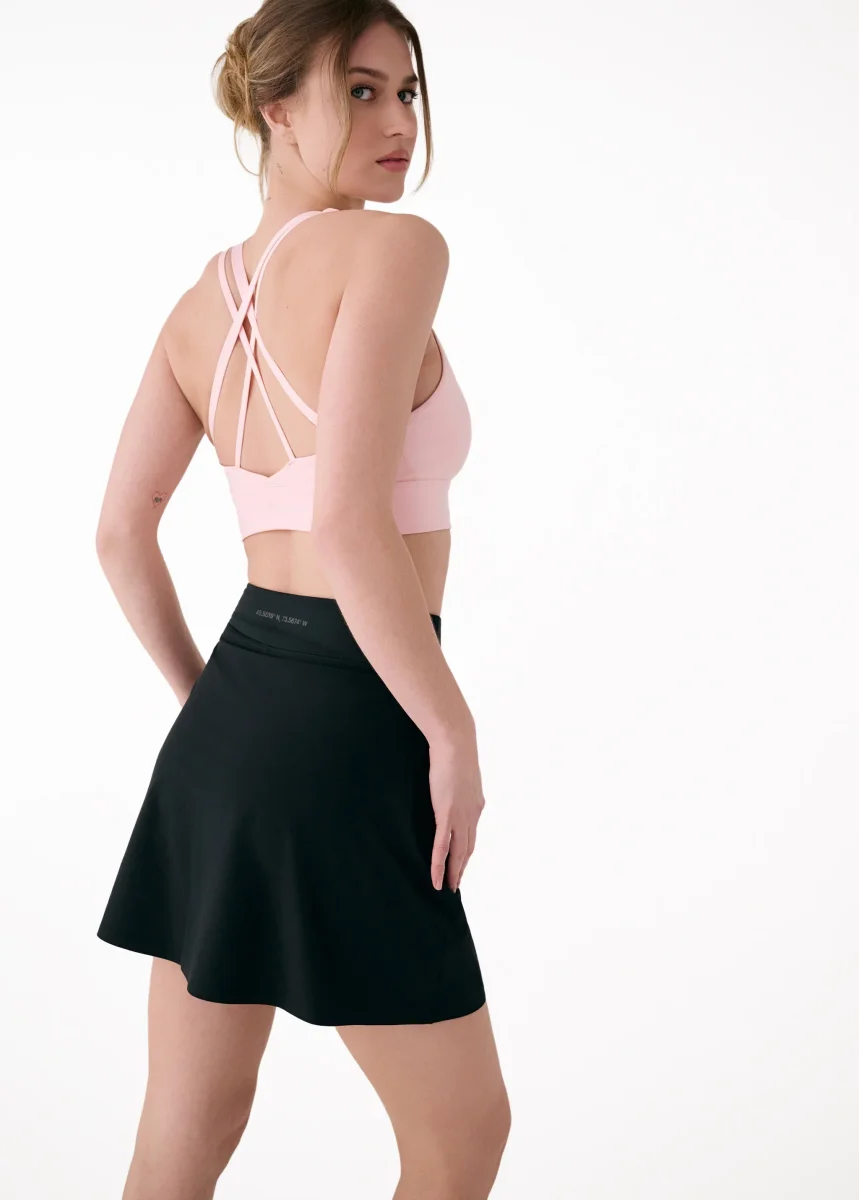 LOLË JUPE SHORT OLIVIE - FEMME – Image 3