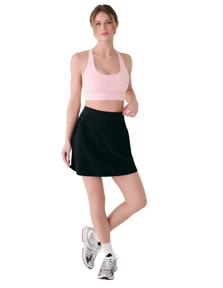 LOLË JUPE SHORT OLIVIE - FEMME – Image 2