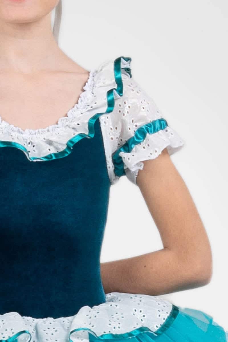Tutu Fillette Intégral Harmony Turquoise – Image 4