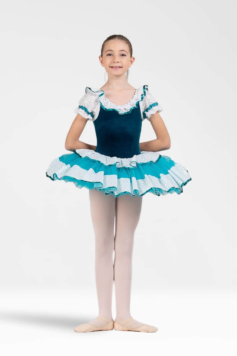 Tutu Fillette Intégral Harmony Turquoise
